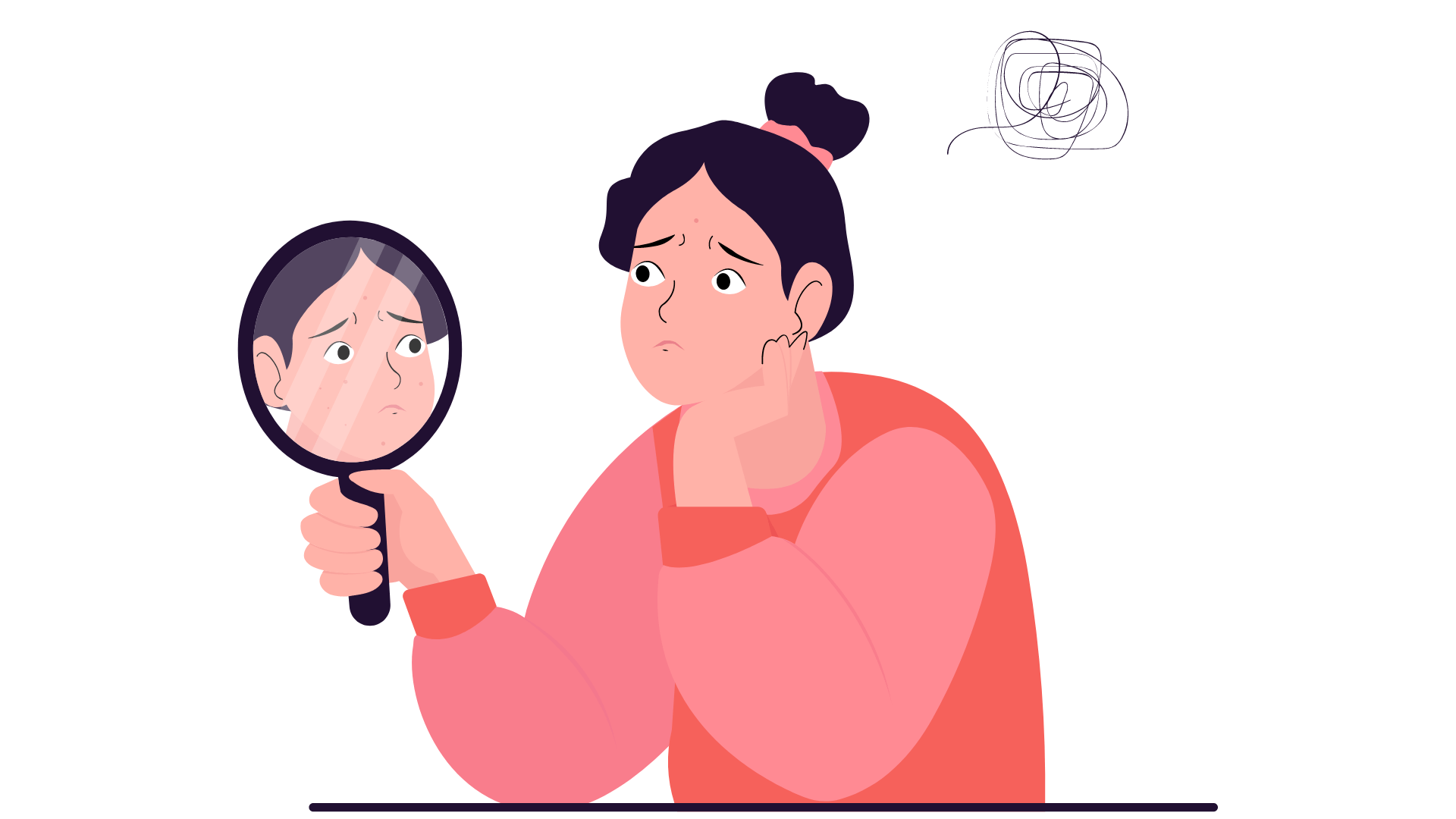 Ako začína anorexia - spoločenský tlak - ilustrácia