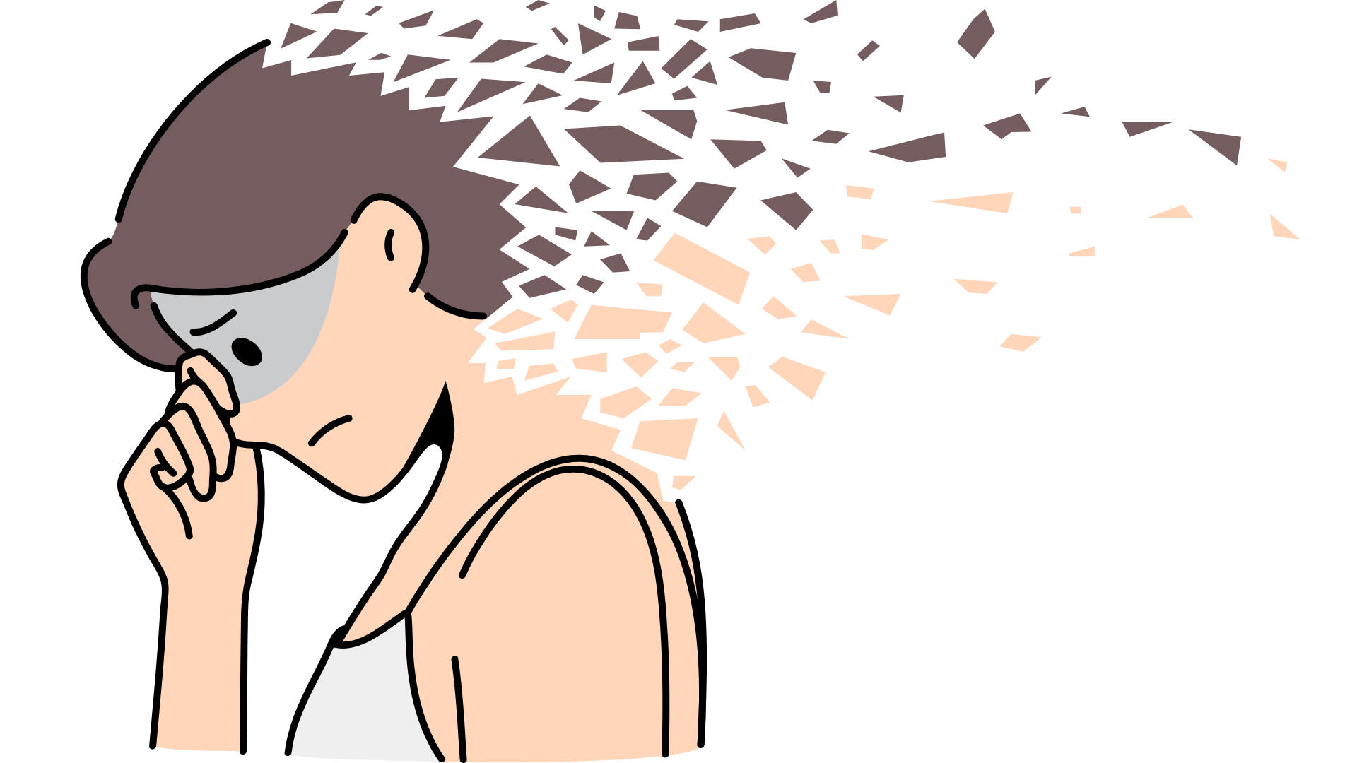 Ako začína anorexia - udalosti v živote - ilustrácia